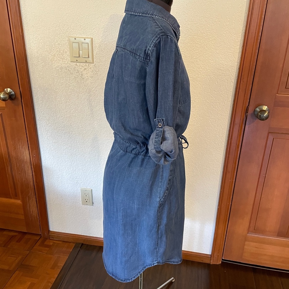 Tommy Hilfiger Chambray denim button down dress - Picture 2 of 15